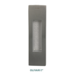 Maniglia Incasso Rettangolare Porta Scorrevole modello Sirio mm.37x128 Senza Foro Chiave varie finiture | Olivari