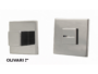 Nottolino Chiavistello WC Q6 modello Cubo Rosetta Quadra d.50x50x10h varie finiture  | Olivari - immagine 2