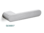 Maniglia Radial Rosetta Ovale 28x71x51h Bocchetta Foro Chiave varie finiture | Olivari - immagine 2