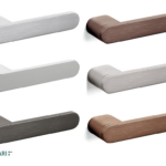 Maniglia Radial Rosetta Ovale 28x71x51h Bocchetta Foro Chiave varie finiture | Olivari