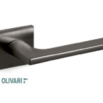 Maniglia Lotus Q Rosetta Quadra d.51x51x5h Bocchetta Foro Chiave varie finiture | Olivari