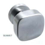 Pomoli Girevoli Roger d.55x59h Rosetta tonda d.47x10h Bocchetta Foro Chiave CO-Cromato Satianto |  Olivari