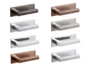 Maniglia ABC Placca Rettangolare d.162x51 Bocchetta Foro Chiave varie finiture | Olivari