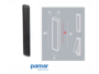 Maniglia Incasso Mobile Interasse 96 Rettangolare mm.22x160 varie finiture | Pamar - immagine 4