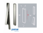 Maniglia Incasso Mobile Interasse 96 Rettangolare mm.22x160 varie finiture | Pamar - immagine 2