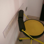 Battisedie Trasparente Liscio Con Fori cm.12x80 Senza Viti | Polimark