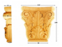 CAPITELLO LEGNO FAGGIO W205xH200xD50-W160xH160xD40-W140xH140xD35-W125xH125xD30-W100xH100xD35-W70xH70xD22 prodotto da PRU - immagine 3