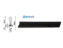 SPAZZOLINO PER PORTE INTERNE LEGNO DA 2150X10 mm. prodotto da ROVERPLASTIK - immagine 5