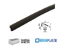 SCATOLA GUARNIZIONE PORTE INTERNE LEGNO SENZA PROTEZIONE mm.10x4,1h mt. 24 BIANCO-MARRONE-BEIGE prodotto da  ROVERPLASTIK - immagine 3