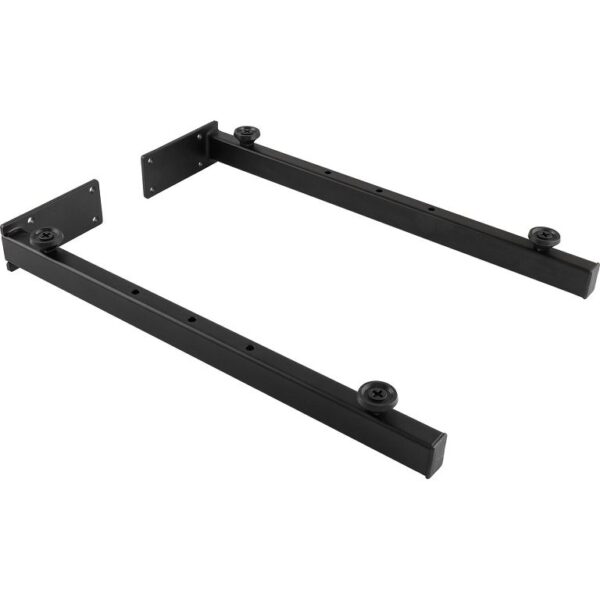 Staffa Reggimensola per Lavabo Sospeso o Mensolone Portata Alta Acciaio Nero DX-SX mm.450