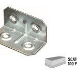 Piastrina Piegata Zincato Larghezza 40 mm.20x20 pz.100 | Sipa