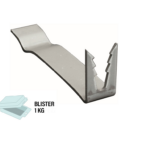Arpione 2 Punte Spessore mm.1,8 Larghezza mm.18 cm.11 in Blister da kg.1