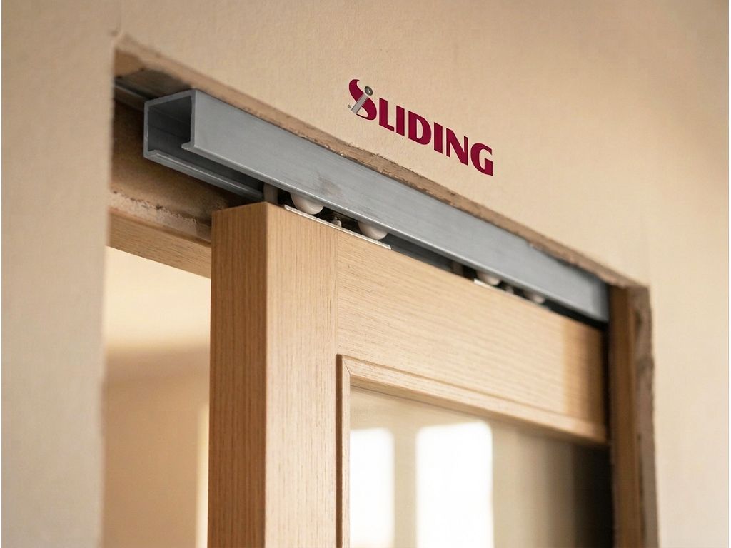 Sistema Scorrimento Porta Legno Carrelli Lince con Piastre A.Z. Portata Kg.45   Sliding - immagine 2