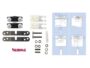Sistema Scorrimento Porta Legno Carrelli Lince con Piastre A.Z. Portata Kg.45   Sliding - immagine 3