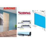 Scorrevole Esterno Muro Porta In Legno Invisibile Airone 1 Deceleratore mm.1200 Kg.70-80 |  Sliding