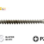 VITE TRUCIOLARE TSP IMPRONTA CROCE PZ1 INOX A2 (AISI 304) IN BLISTER mm.3,0x VARIE LUNGHEZZE | TECFI