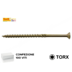 VITE TRUCIOLARE TSP IMPRONTA TORX TX30 ZINCATA GIALLA mm.6,0x VARIE LUNGHEZZE | TECFI