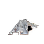 Binario Superiore mm.60x15 Alluminio Naturale per Star Fluid cm.300  | Terno Scorrevoli