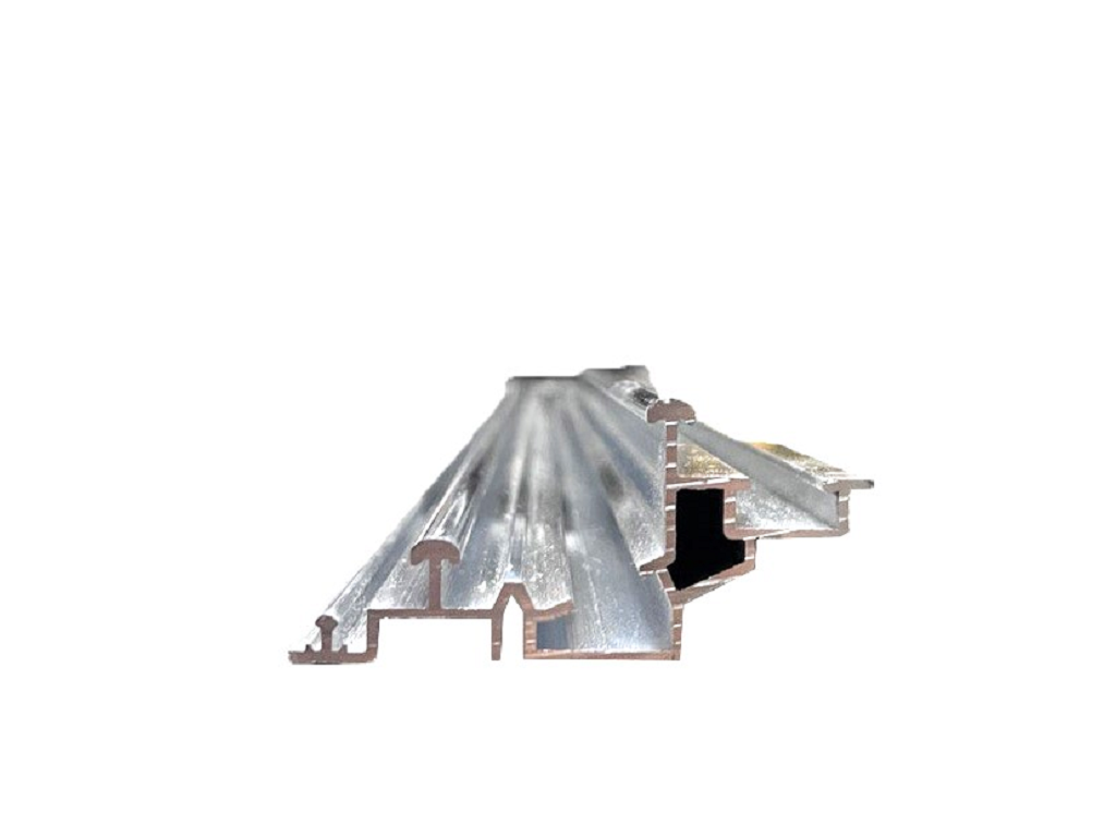 tsc30843.png Binario Superiore mm.60x15 Alluminio Naturale per Star Fluid cm.300 | Terno Scorrevoli - immagine 1