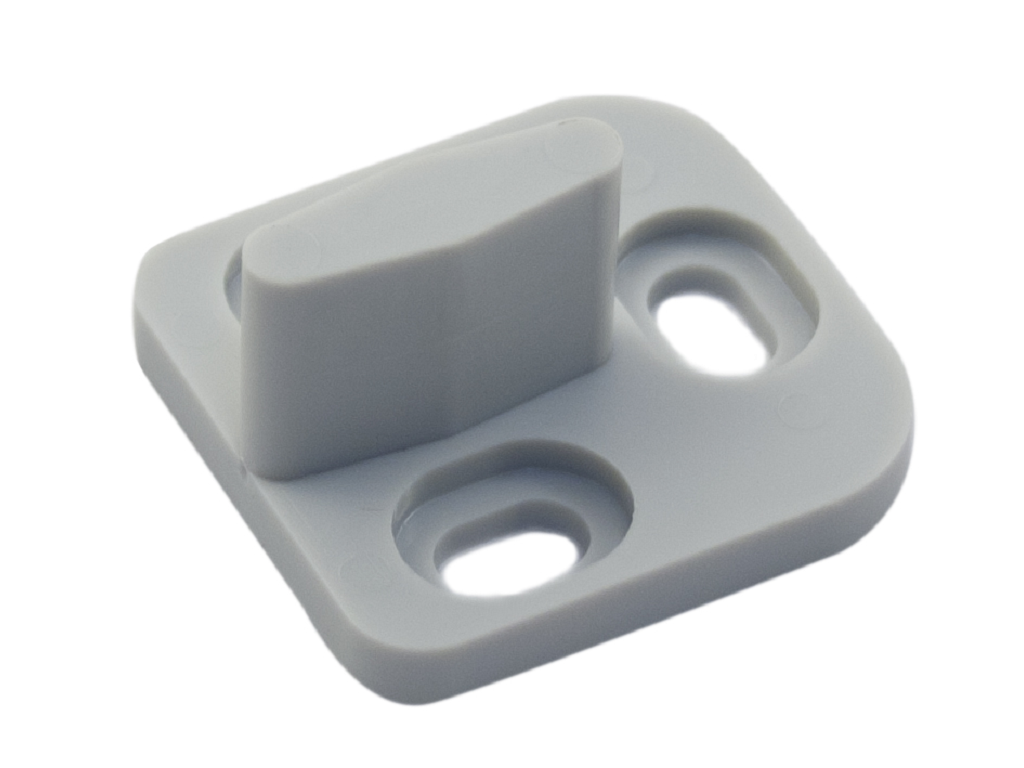 tsc45.png Guida Infilare a Pavimento Nylon Grgio mm.33x30x17h Terno Scorrevoli - immagine 1