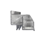 Binario Inferiore Alluminio Naturale mm.80x23 per Sistema Star Fluid-Comfort cm.300  | Terno Scorrevoli