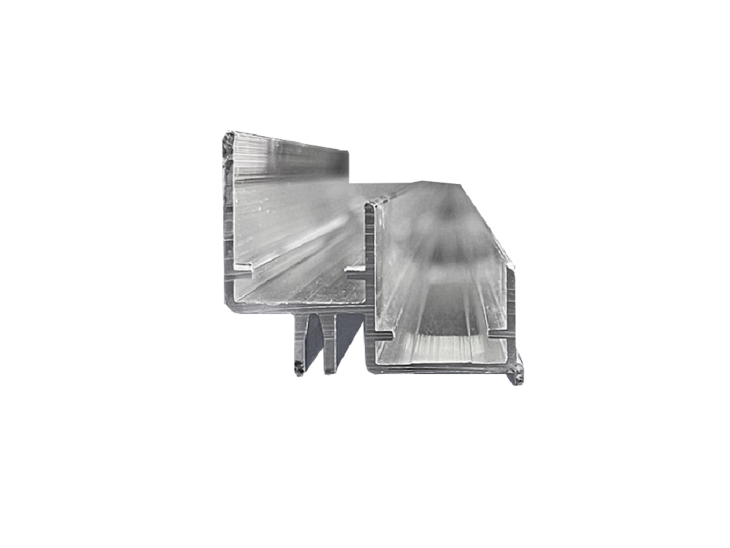 tsc8000009103.png Binario Inferiore Alluminio Naturale mm.80x23 per Sistema Star Fluid-Comfort cm.300 | Terno Scorrevoli - immagine 1
