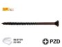 VITE TRUCIOLARE TSP IMPRONTA CROCE PZ2 BRONZATA IN BLISTER mm.4,0 VARIE LUNGHEZZE  | TECFI - immagine 2