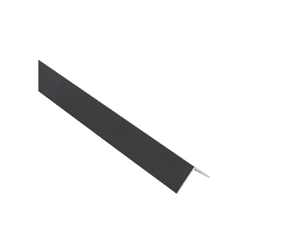 3903746.png Profilo Angolare cm.200 Alluminio Verniciato Ral 9005 Nero Opaco Varie Misure | AL.GO - immagine 1