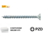 VITE TRUCIOLARE TSP IMPRONTA CROCE PZ2 ZINCATE mm.4,5x VARIE LUNGHEZZE | TECFI
