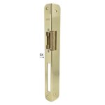 Incontro Piastra Angolare Unificato per Opera Senza Blocchetto Elettrico mm.250 AOV-Ottonato SX  AGB