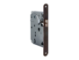 Serratura Patent Centro Bordo Tondo Solo Scrocco Frontale 22x196 mm. Interasse 90 Entrata 50 mm. varie finiture | AGB - immagine 3