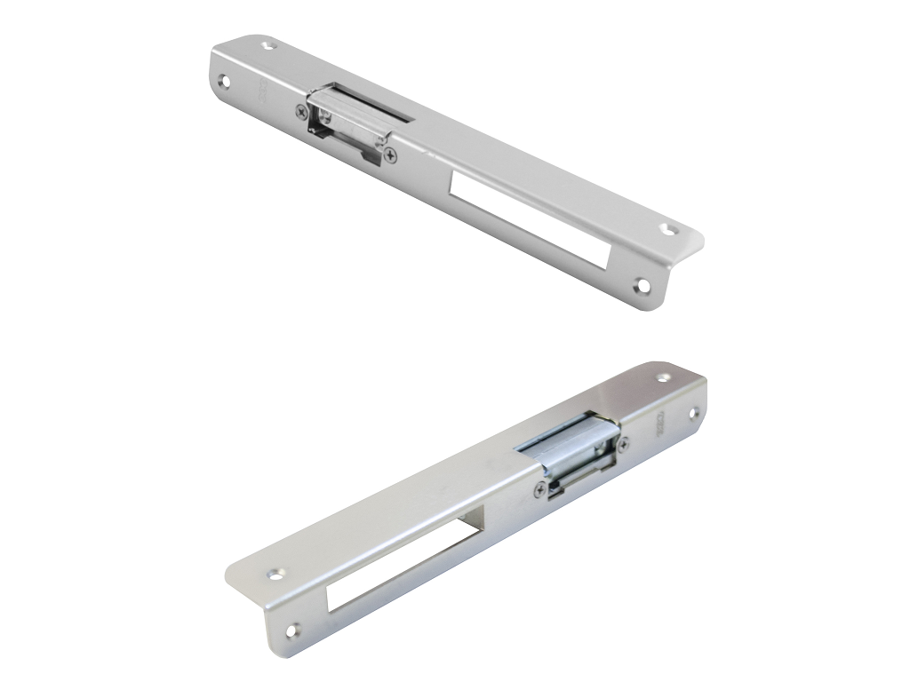 agbb026080406r.png Incontro Elettrico Piastra Angolare Unificato per Opera 12v mm.250 DX-SX AGB - immagine 1