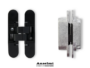 Cerniera Invisibile Istar AN150 3D Porta a Filo mm.110x24x21h Portata kg.40 varie finiture | Anselmi - immagine 6
