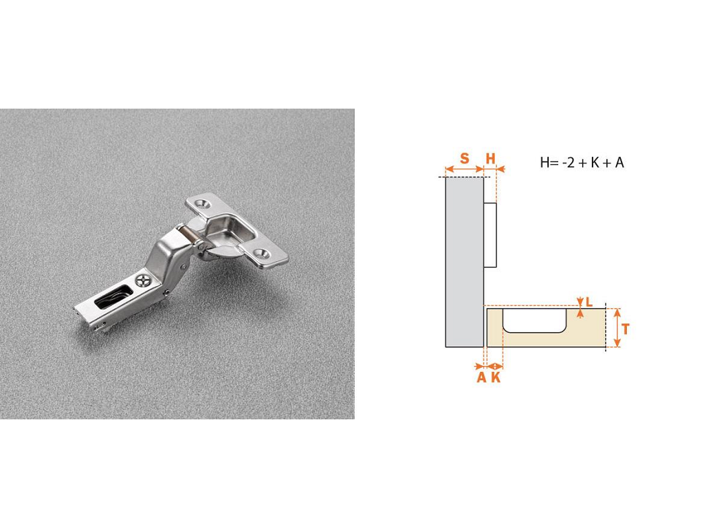 arsc2abp99.png Cerniera per Mobili Automatica 94° Serie 200 da avvitare Foro d.35 Sormonto 17 | Arturo Salice - immagine 1