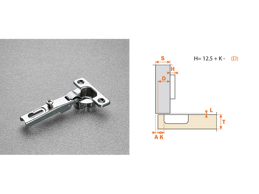 arsc6a7c99.png Cerniera per Mobili Automatica 94° Serie 600 da avvitare Foro d.26 Sormonto 0 | Arturo Salice - immagine 1