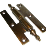 Cerniera Paumelles con Piramide Bordo Quadro mm.100x55 OB-Ottone Bronzato SX o DX   Bonel