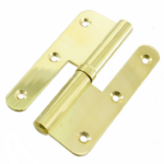 Cerniera a Libro Cuscinetto Import Bordo Tondo mm.100x65 OLV-Ottone Lucido DX o SX  Bonel