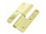 Cerniera a Libro Cuscinetto Import Bordo Tondo mm.100x65 OLV-Ottone Lucido DX o SX  Bonel