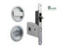 Maniglia Incasso Tonda Porta Scorrevole modello Easy d.60/48 con Nottolino+Serratura E50 G500T Varie Finiture | Bonaiti - immagine 3
