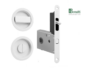 Maniglia Incasso Tonda Porta Scorrevole modello Easy d.60/48 con Nottolino+Serratura E50 G500T Varie Finiture | Bonaiti - immagine 6