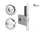 Maniglia Incasso Tonda Porta Scorrevole modello Easy d.60/48 con Nottolino+Serratura E50 G500T Varie Finiture | Bonaiti - immagine 4