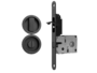 Maniglia Incasso Tonda Porta Scorrevole modello Easy d.60/48 con Nottolino+Serratura E50 G500T Varie Finiture | Bonaiti - immagine 5