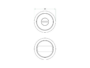 Maniglia Incasso Tonda Porta Scorrevole modello Easy d.60/48 con Nottolino+Serratura E50 G500T Varie Finiture | Bonaiti - immagine 10