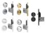 Maniglia Incasso Tonda Porta Scorrevole modello Easy d.60/48 con Nottolino+Serratura E50 G500T Varie Finiture | Bonaiti
