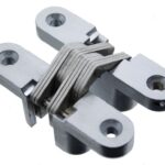 Cerniera Invisibile Cromo Satinato mm.70x16x23h