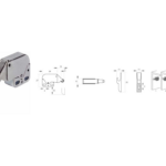 CRICCHETTO ACCIAIO MINI LATCH NICHELATO PLASTICA prodotto da BSA