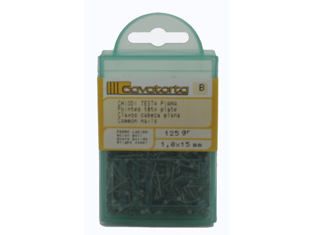 cavbp05150k125b.png Gruppini 7x15 mm.1,0x15 in Blister gr.125 | Cavatorta - immagine 1
