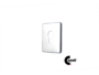 Bocchetta Rettangolare Foro Yale per Cilindro Europeo mm.62x78x4h varie finiture  Comit - immagine 3