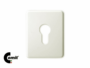 Bocchetta Rettangolare Foro Yale per Cilindro Europeo mm.62x78x4h varie finiture  Comit - immagine 6