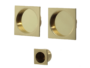 Maniglia Incasso Quadra Porta Scorrevole modello K302CT03 d.53x53/48 Senza Foro Chiave varie finiture | Comit - immagine 2